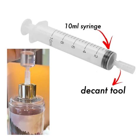 perfume decanting techniques.